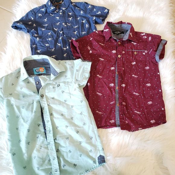 mixed brands Other - Boys Button Down Shirts- Bundle 5/6